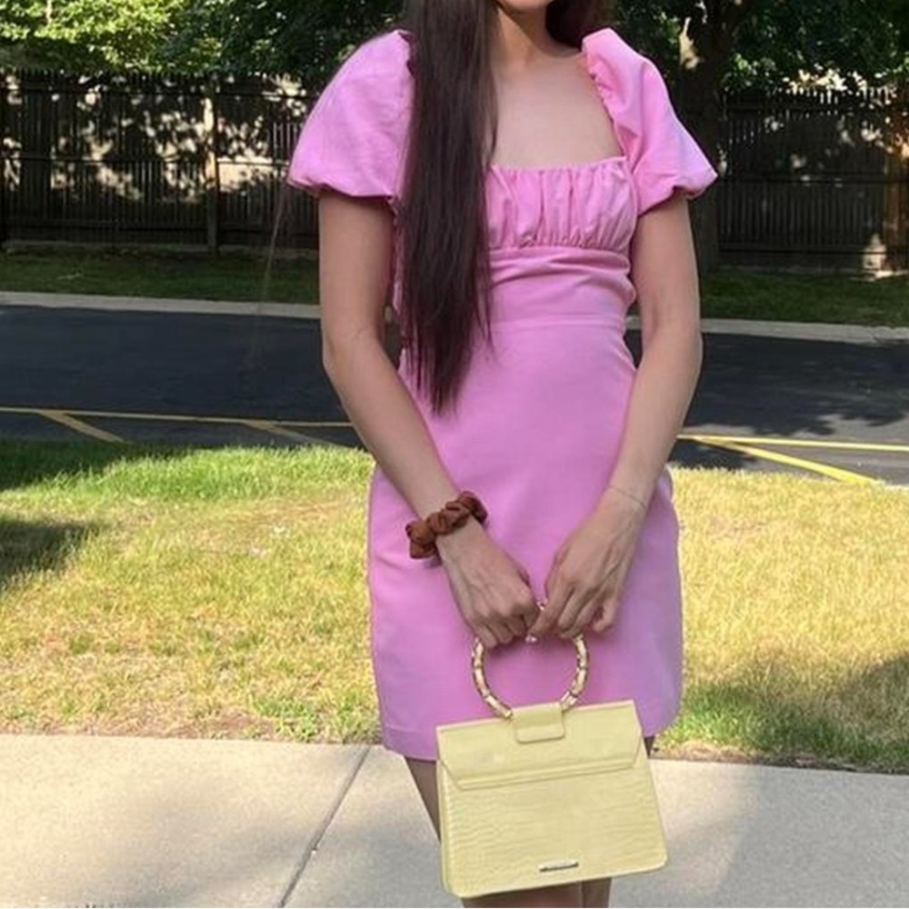 Zara pink mini dress